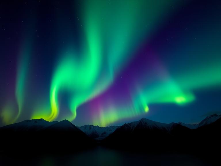 Northern Lights over East Greenland