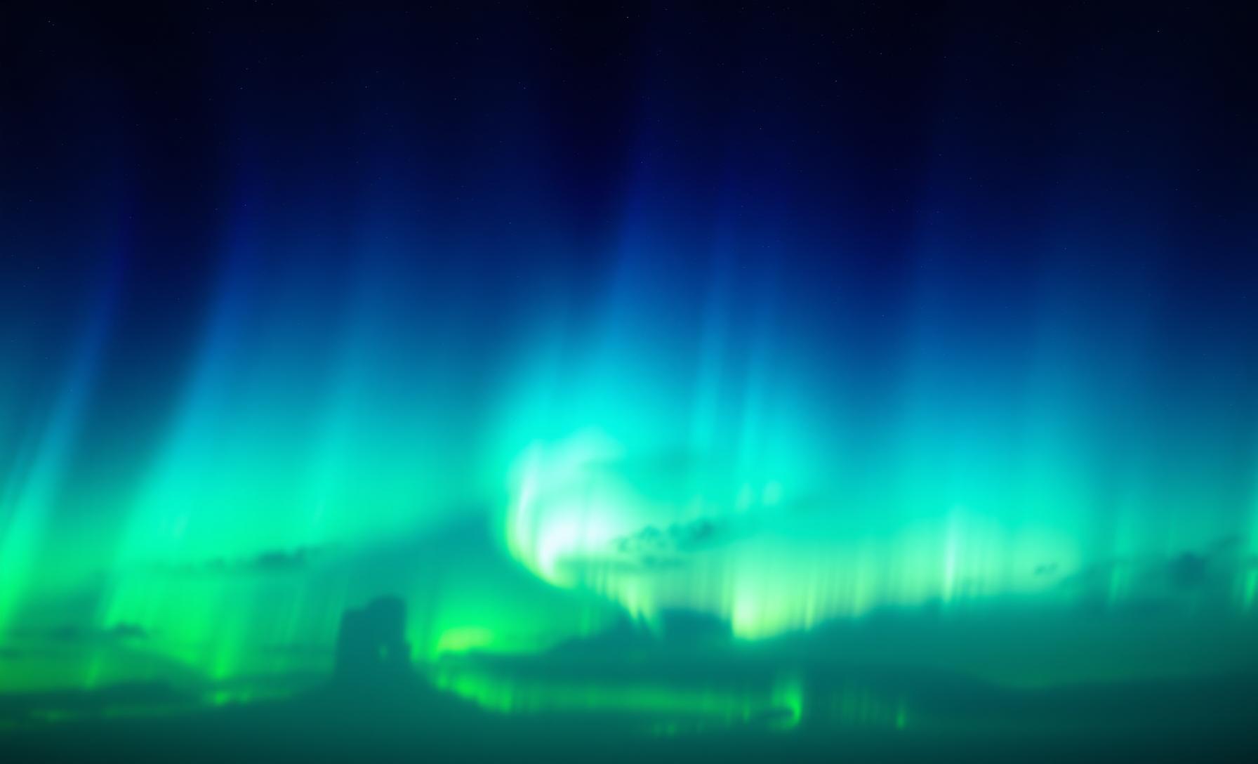 Abstract Northern Lights pattern